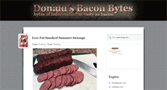 Desktop Screenshot of donaldsbaconbytes.com